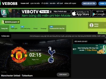 Vebo trang trực tiếp bóng đá số một Việt Nam
